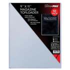 Ultra Pro 9 X 11-1 / 4" Thick Magazine Toploader 10CT