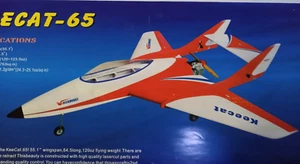 KEE CAT 65 TOP E CAT BOB CAT RC ARF JET FOR NITRO OR ELECTRIC PROP W/ RETRACTS - Picture 1 of 12