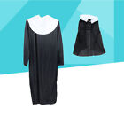 Nun Cross Robe Dress Halloween Costume 3-Piece Set