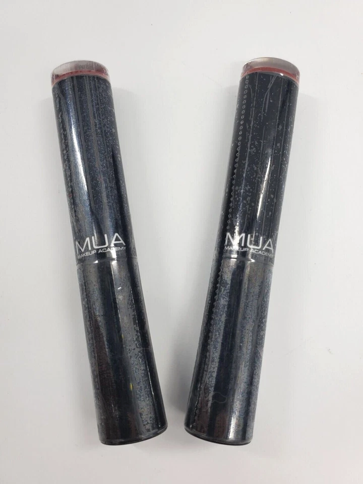2X Mua Make Up Academy Extreme Shimmer Lipstick 295 Deep Wine New - Image 1 of 2