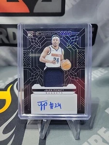 2023-24 Panini Jalen Pickett Obsidian Silber RPA/99 Nuggets - Bild 1 von 3