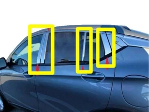 Stainless Steel Pillar Post Trim 8 Pc For 2024-2025 Buick Envista - Picture 1 of 4