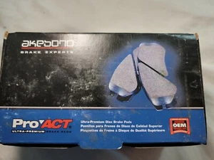 DISC BRAKE PAD SET PROACT ACT636 ULTRA  PREMIUM ULTRA SMOOTH CERAMIC PADS REAR  - Picture 1 of 7