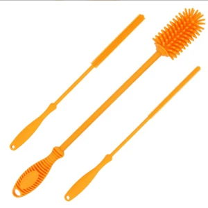 12.5" Silicone Bottle Brush and Straw Cleaner Brushes for Narrow Neck containers - Picture 1 of 1