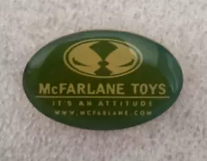 Todd McFarlane Toys Its an Attitude Promo Reversknopf Pin Neu aus altem Lagerbestand Neu 1990er Jahre - Bild 1 von 4