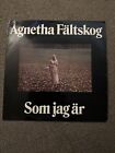 Agnetha Faltskog - Som Jag Ar - Lp Vinyl Record- Abba
