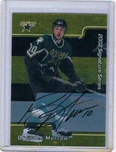 2001 BAP Signature Series Autographs Gold #9 Brenden Morrow 