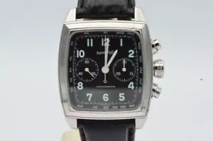 Eberhard & Co QUADRANGOLO Automatic Chrono Men's Watch 31034 34MM Steel Pretty - Picture 1 of 9