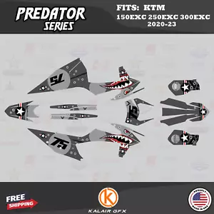 Kit Gráficos para KTM 150EXC, 250EXC, 300EXC (2020-2023) Predator - HUMO - Imagen 1 de 6