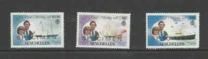 SEYCHELLES 1981 ROYAL WEDDING OVPT SPECIMEN SCOTT #'s 469,471,473  MNH FREE SHIP - Picture 1 of 1