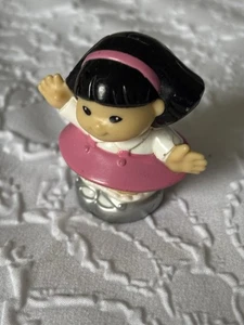 Fisher Price Little People Asian Girl Sonya Lee mom lady park village city town - Picture 1 of 2