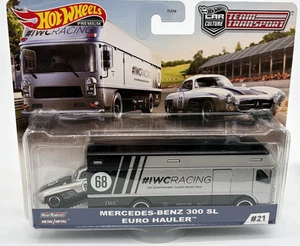 Hot Wheels Team Transport Mercedes Benz 300 SL / Euro Hauler #21 1:64 - Picture 1 of 4