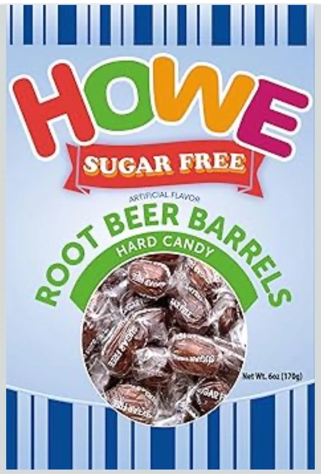 2 6oz packs howe sugar free root beer barrels free shipping - Image 1 of 1