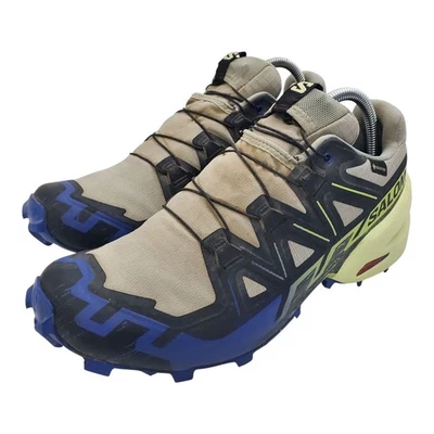 SALOMON Shoes SPEEDCROSS 6 Womens Size 9.5 Beige GORE-TEX Hiking Trail 475840 - Image 1 of 4