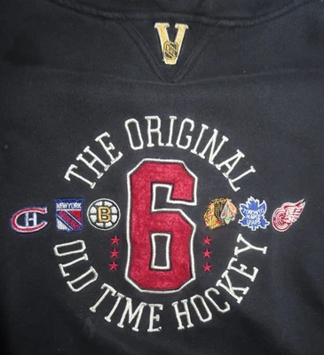 Sudadera Original Six NHL CANADIENS HOJAS BRUINS HALCONES GUARDABOSQUES ALAS ROJAS (2XL) Foto 1 de 3