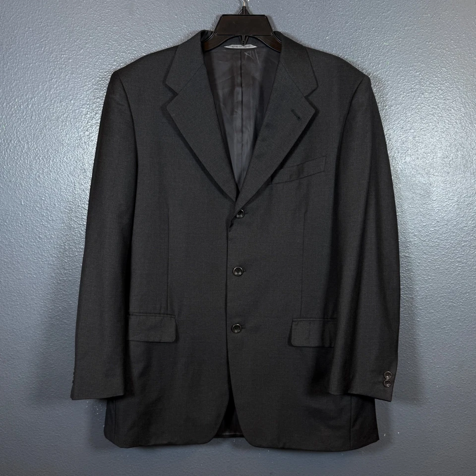 Canali 50r Hombre’s Loro Piano Tela Mario’s Gris 100% Lana Traje 3 puntos Blazer Foto 1 de 4