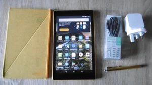 Kindle Fire HD 8 16Gb (7th Gen) & Accessories &Google Play - Picture 1 of 4
