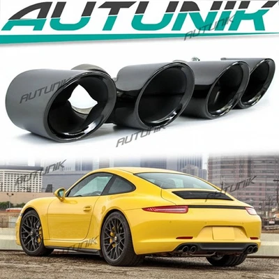 Exhaust Tips Muffler for Porsche 911 991.2 Carrera Carrera4 Non PSE 2016-2018 Foto 1 de 4
