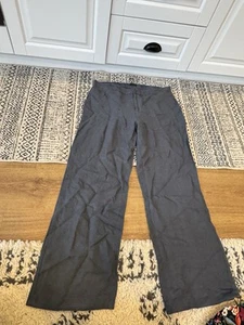 The White Company Size 14 Wide Leg Grey Linen Trousers Comfy Summer - Picture 1 of 7