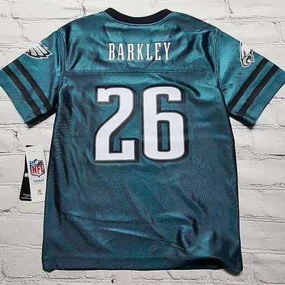 Camisa Jersey Kids XS 4/5 NFL Apparel Philadelphia Eagles #26 Barkley NOVA - Imagem 1 de 4