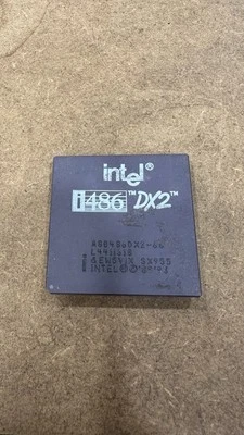 CPU Intel i486 DX2 A80486DX2-66 SX955 PC Computer Retro Vintage - Bild 1 von 2