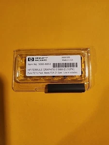 Hp Ferrule graphite, short 0.5 mm id for 0.32 mm columns 10/pk 5080-8853 - Picture 1 of 3
