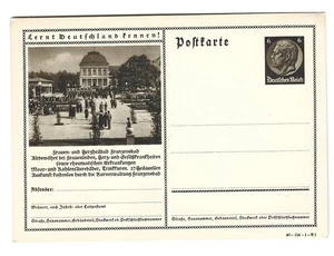 German Empire Postal Card P 236 Franzensbad DD40-154-1-B1 - Picture 1 of 1