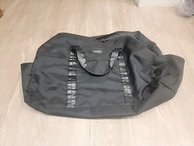 Bolso de Lona Grande Calvin Klein Negro con Logo Viaje Noche  Foto 1 de 4