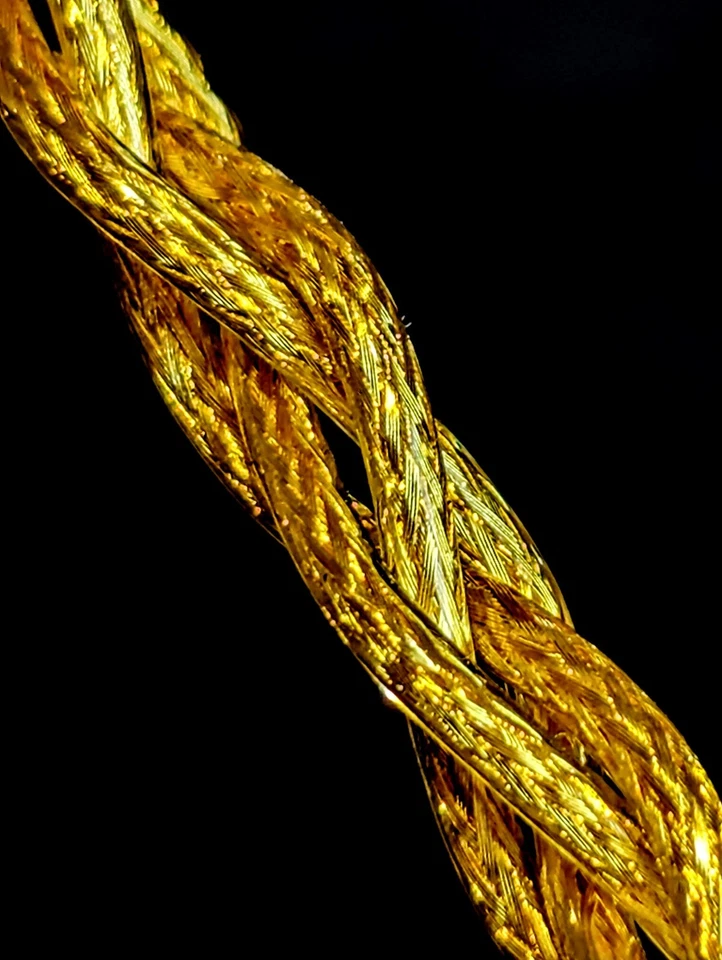 DIY  hi-end IEM cable 7N gold plated mmcx 2pin 0.78 gold plated 2.5 3.5 4.4 - Image 1 of 4