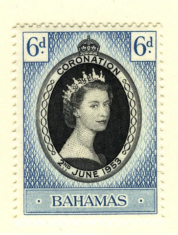 BAHAMAS 1953 CORONATION  MNH Cover
