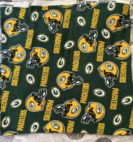 2008 Green Bay Packers Fleece Throw Blanket Cover