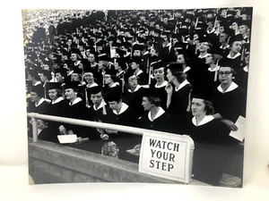 Original Vintage Oversized 19 1/2x16 Mounted Photo - 1950's Women Graduates - Picture 1 of 11
