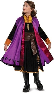 Disguise Disney Anna Frozen 2 Prestige Girls' Halloween Costume, Purple, 3T-4T - Picture 1 of 3
