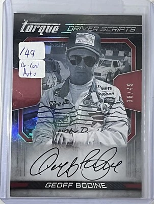 Geoff Bodine /49 #DS-GB Auto 2017 Panini Torque Driver Scripts - Image 1 of 2