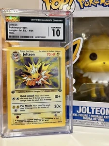Pokémon Jolteon 1st Edition Jungle Holo 4/64  CGC 10 - Picture 1 of 2