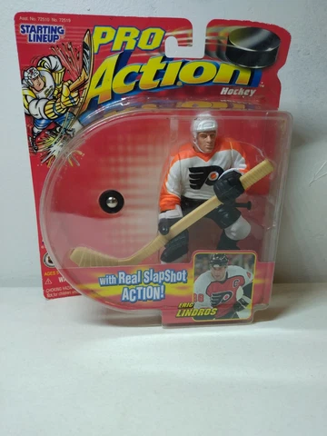 1998 Philadelphia Flyers Eric Lindros Starting Lineup PRO ACTION HOCKEY Figure Cover