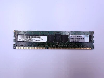 8GB 1Rx4 PC3-12800R DDR3 Server RAM Micron MT18JSF1072PZ-1G6D1FE HP: 647651-081 - Immagine 1 di 4