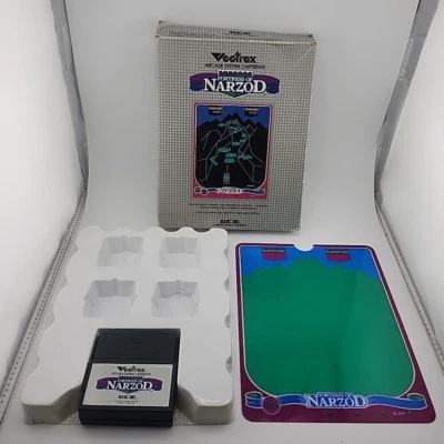 Fortress of Narzod Vectrex Game With Box Overlay And Cartridge No Manual - Image 1 of 4