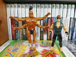 Hasbro Mortal Kombat Lot GORO VS JOHNNY CAGE Special Movie Edition 2PK 1992 1994