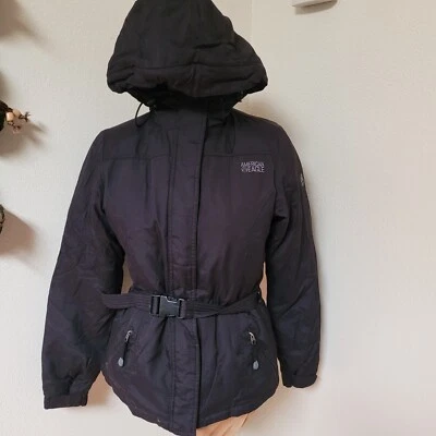 American Eagle Shelter Series Black Hooded CoatSize Small - Image 1 of 4