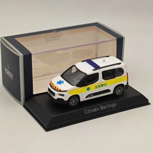 1/43 Norev Citroen Berlingo SAMU Diecast Model Cars Limited Collection White - Picture 1 of 7