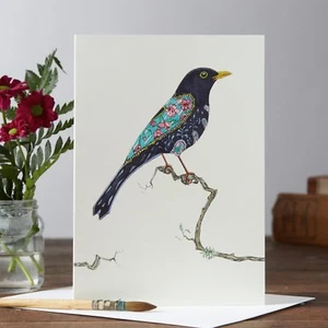 Blackbird Card Daniel Mackie DM Collection 7x5 Inch Blank 330gsm - Picture 1 of 1