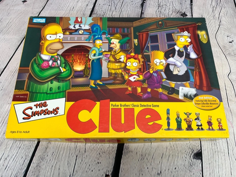 The Simpsons Clue Classic Detective Board Game Replacement Pieces Parts - Image 1 of 1