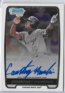 2012 Bowman Chrome 1st Courtney Hawkins Autograph #BCA-CH - Picture 1 of 2