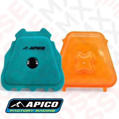 YAMAHA YZ450F APICO PRE-OILED AIR FILTER + TWINAIR WASH COVER 2018-2022 — 第 1/4 张图片