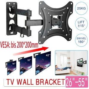 Uchwyt ścienny do telewizora plazmowego LCD odchylany obrotowy uchylny led 3d 17 - 42" cale - Zdjęcie 1 z 20