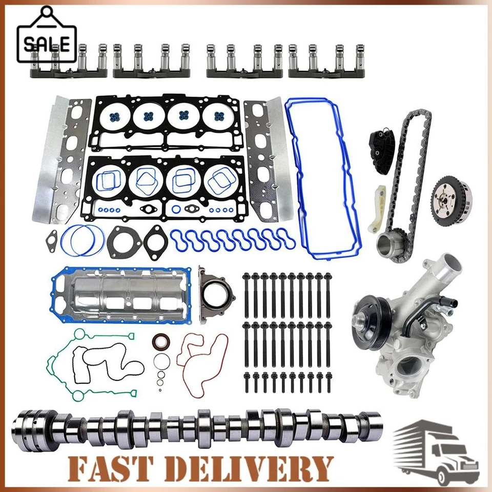 MDS Lifters Kit Camshaft Timing Chain Gasket Kit for Dodge Ram 1500 5.7L 2009-19 - Изображение 1 из 1