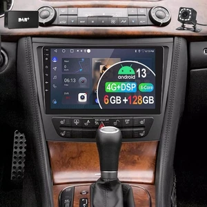 DAB+ 6+128GB KAM Für Mercedes E-Klasse W211 W219 Android 13 Autoradio 4G Carpaly - Bild 1 von 17