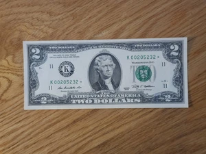 2009 $2 "STAR NOTE" DALLAS DISTRICT UNC/GEM K00205232* 512K RUN - Picture 1 of 5