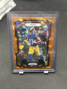 2023 Panini Prizm - Rookies Puka Nacua #357 Orange Ice Prizm (RC) - Foto 1 di 2